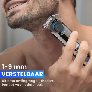 Professionele 11-in-1 Baard- en Haartrimmer Set voor Mannen