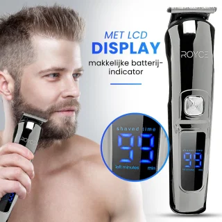 Professionele 11-in-1 Baard- en Haartrimmer Set voor Mannen