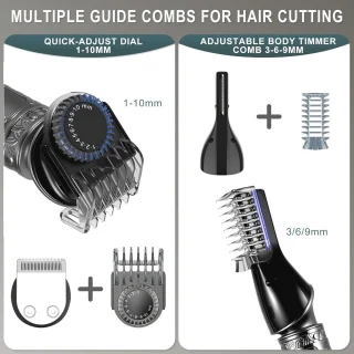 Professionele 7-in-1 Baardtrimmer Groomingset