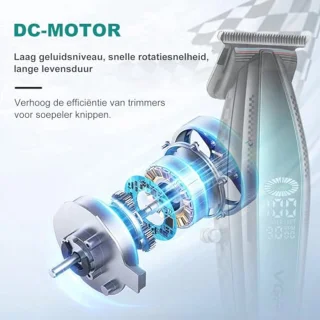 Professionele Draadloze Tondeuse voor Mannen
