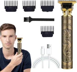 Professionele tondeuse en baardtrimmer set voor mannen - zwart