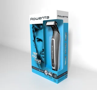 Rowenta Forever Sharp TN6000 Baardtrimmer Zwart Zilver