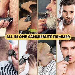 Sansbeauté 6-in-1 Baard- en Bodytrimmer voor Heren