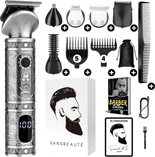 Sansbeauté 6-in-1 Baard- en Bodytrimmer voor Heren