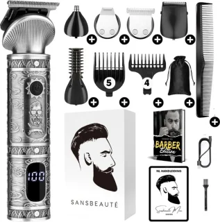 Sansbeauté 6-in-1 Baard- en Bodytrimmer voor Heren