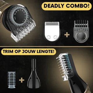 Sansbeauté 8-in-1 Multigroomer voor Baard en Lichaam