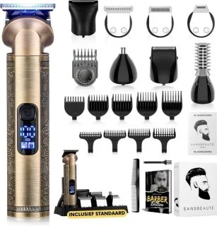 Sansbeauté 8-in-1 Multigroomer voor Baard en Lichaam
