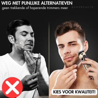 Sansbeauté 9-in-1 Baard- en Bodytrimmer voor Mannen