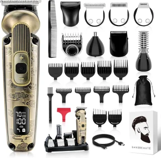 Sansbeauté 9-in-1 Baard- en Bodytrimmer voor Mannen