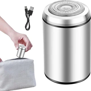 Scheerapparaat en baardtrimmer voor mannen, zilver