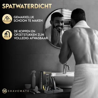 ShaveMate 5-in-1 Baardtrimmer en Bodygroomer Draadloos Waterproof