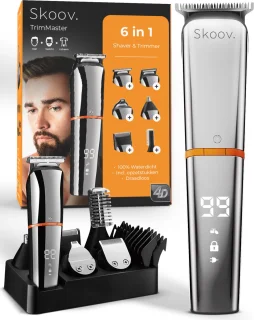 Skoov Trimmaster 6-in-1 Lichaam & Baard Trimmer