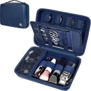 SnelShoppen Boobowl Trimmer Bag universele haartrimmer beschermhoes blauw