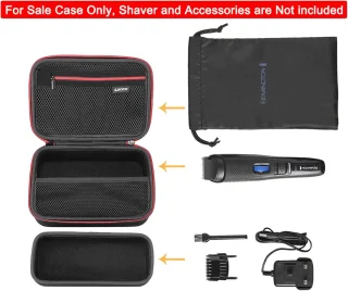SnelShoppen - Case Cover voor Remington Baardtrimmer MB4048, B5, B4, B3 - Beschermhoes, EVA Materiaal, Perfecte Pasvorm, Voor Reizen en Thuisgebruik