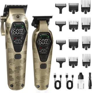 SnelShoppen draadloze professionele haarclipper set