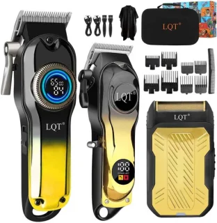 SnelShoppen haartrimmer set voor mannen - draadloos met led-display