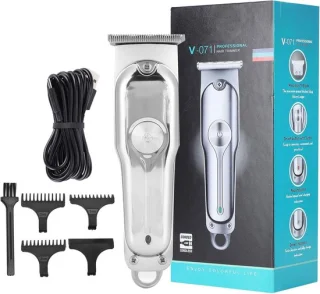 SnelShoppen - Hairstyle Machine Baardtrimmer voor Neus, Ogen, Lichaam, Professionele Scherkop, Lithium Batterij, Metalen Behuizing, Thuis en Salon Geb