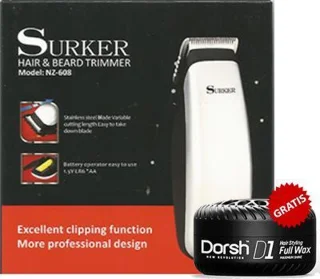 Surker NZ-608 Mini Trimmer met Dorsh Haarwax