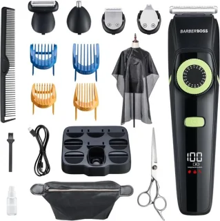 Thijox baardtrimmer, tondeuse en neustrimmer set qr-6090