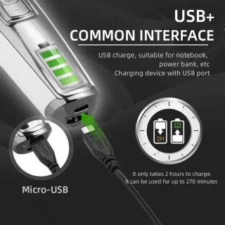 Tondeuse Baardtrimmer Bodygroomer Haartrimmer Micro USB