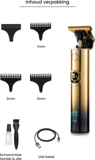 Tondeuse Mannen 2024 Model Barber Trimmer Draadloos