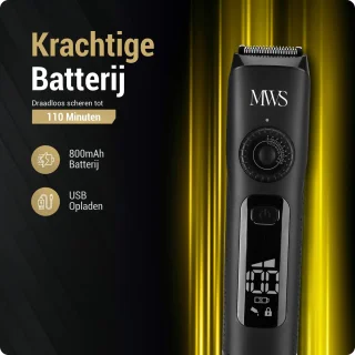 Trimmer Mannen Baardtrimmer 16-instellingen Waterdicht
