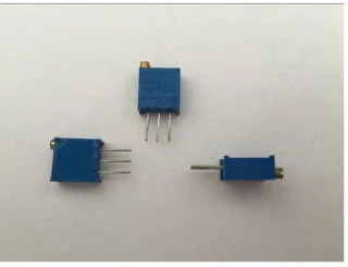 Trimmer potentiometer - 20 k ohm - blauw