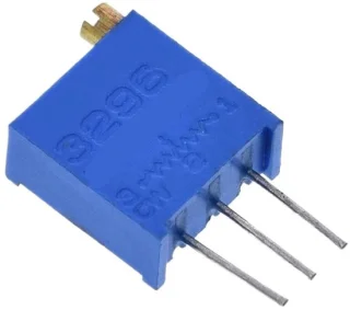 Trimmer potentiometer - dunne film - 10 stuks - blauw