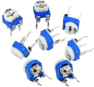 Trimmer potentiometer variabele weerstand