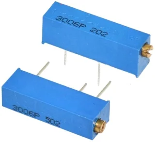 Trimmer potentiometers doorgaand gat 10 stuks