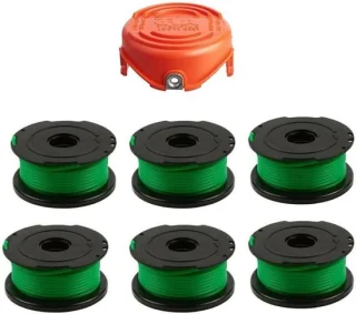 Trimmerspoel set - 6 stuks, zwart