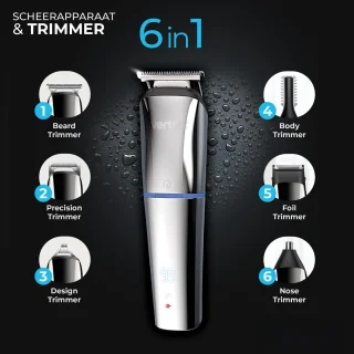 Vertrex Pro+ 6-in-1 Baard- en Bodytrimmer