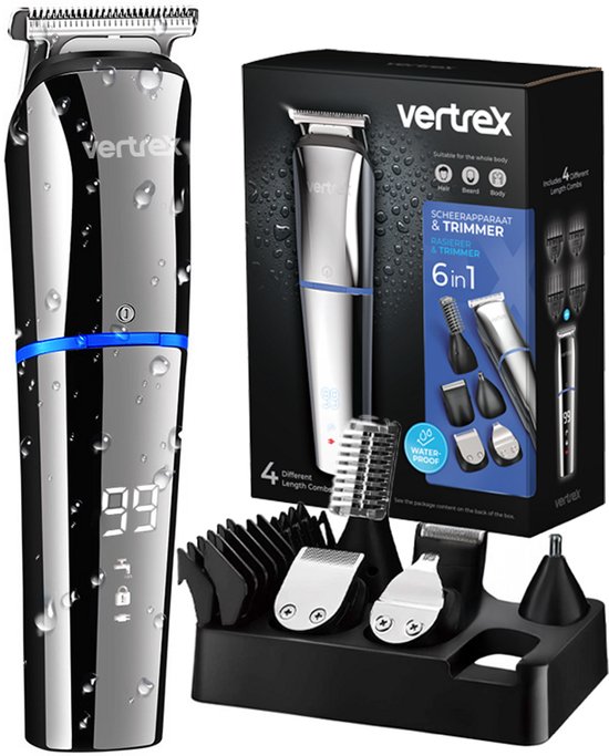 Vertrex Pro+ 6-in-1 Baard- en Bodytrimmer review