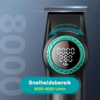 VGR V-977 Professionele tondeuse en baardtrimmer, zwart