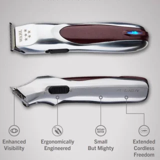 Wahl A-Lign Draadloze Trimmer Zilver