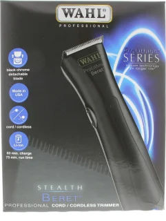 Wahl Beret Black Stealth Baardtrimmer