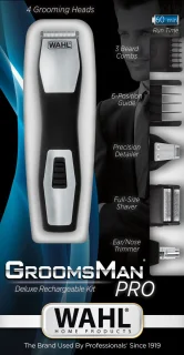 Wahl GroomsMan Pro Baardtrimmer Zwart