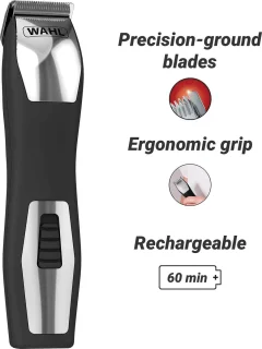 Wahl GroomsMan Pro Baardtrimmer Zwart