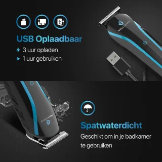 Wellshave 5-in-1 Baard- en Bodytrimmer voor Heren