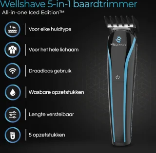 Wellshave 5 in 1 Baardtrimmer Mannen V2
