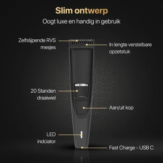 Wellshave Baard- en Haartrimmer Mannen Perfection