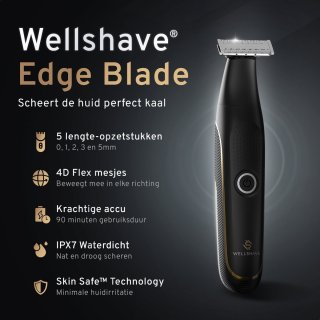 Wat vinden we goed aan de Wellshave Edge Blade™ Baardtrimmer