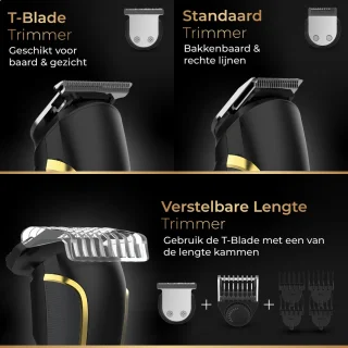 Wellshave Supreme 6-in-1 Baard- en Bodytrimmer