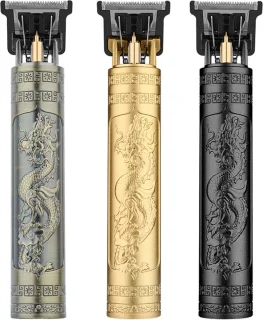 WiseGoods Luxe Dragon Heren Trimmer USB Brons