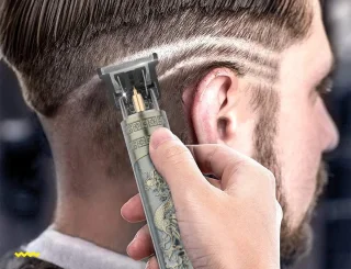 WiseGoods Luxe Dragon Heren Trimmer USB Brons