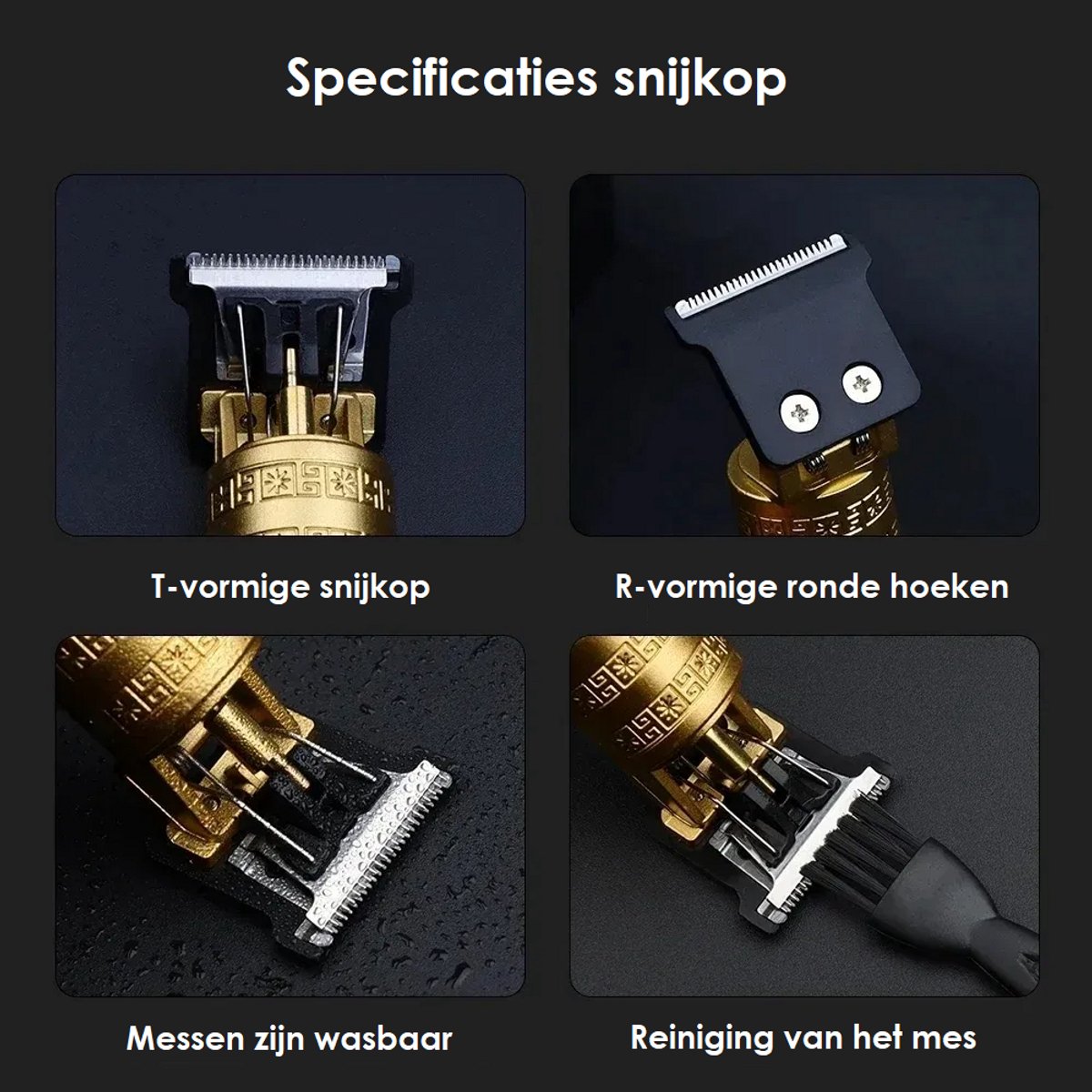 Wat vinden we goed aan de Zwarte Buddha Vintage Feeling Baardtrimmer draadloos