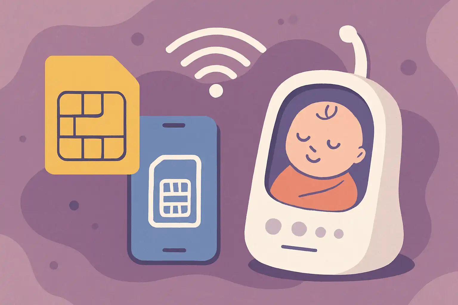 Altijd verbinding: is een babyfoon met simkaart of eSIM iets voor jou?