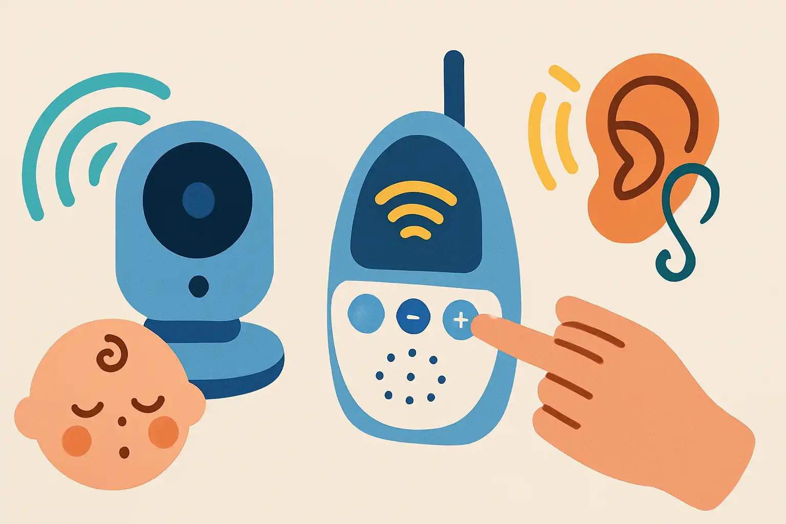 Babyfoon voor ouders met gehoorverlies: welke functies je echt nodig hebt en hoe je hem instelt