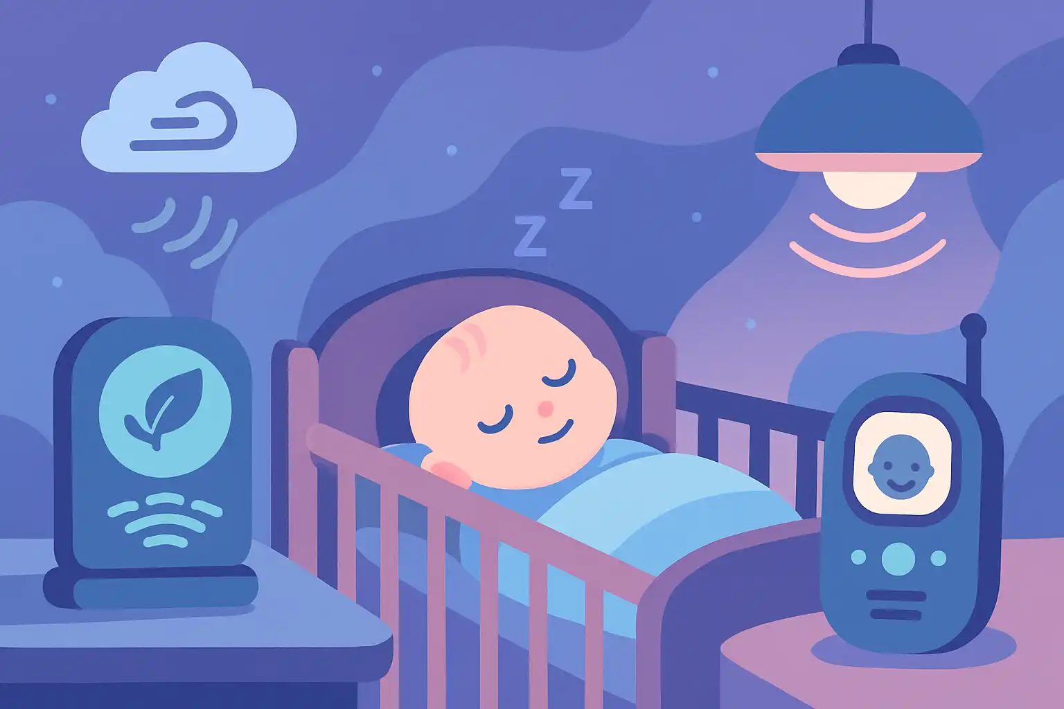 De babykamer als smart wellness hub: zo combineer je luchtkwaliteit, licht en babyfoon voor betere slaap