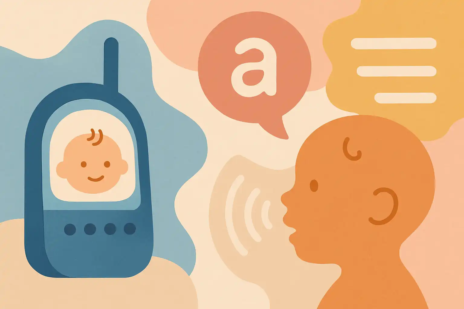 Hoe je babyfoon de taalontwikkeling van je baby kan beïnvloeden (en hoe je het verstandig inzet)